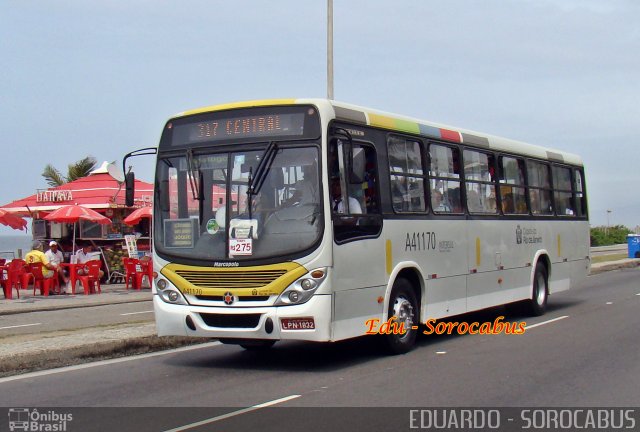 Real Auto Ônibus A41170 na cidade de Rio de Janeiro, Rio de Janeiro, Brasil, por EDUARDO - SOROCABUS. Número da foto: #4991179.