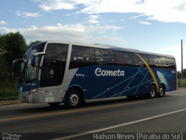 Viação Cometa 8134 na cidade de Paraíba do Sul, Rio de Janeiro, Brasil, por Hudson Neves. ID da foto: 4992217.