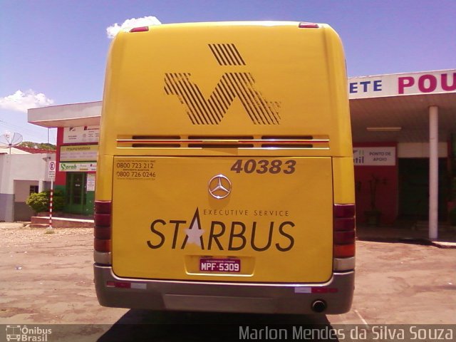 Viação Itapemirim 40383 na cidade de Paracatu, Minas Gerais, Brasil, por Marlon Mendes da Silva Souza. ID da foto: 4951165.