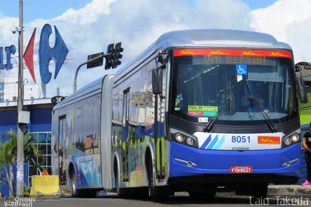 Metra - Sistema Metropolitano de Transporte 8051 na cidade de São Paulo, São Paulo, Brasil, por Caio  Takeda. ID da foto: 4951138.