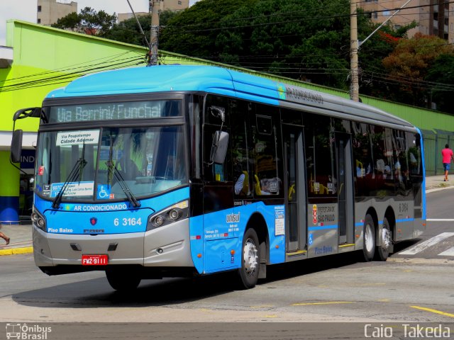 Viação Paratodos > São Jorge > Metropolitana São Paulo > Mobibrasil 6 3164 na cidade de São Paulo, São Paulo, Brasil, por Caio  Takeda. Número da foto: #4951167.