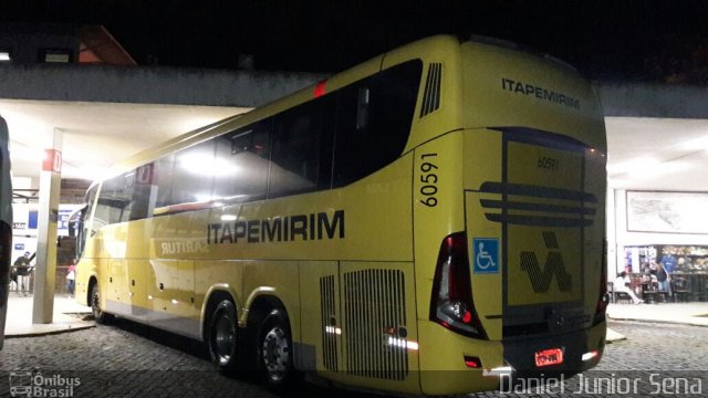 Viação Itapemirim 60591 na cidade de Ouro Preto, Minas Gerais, Brasil, por Daniel Junior Sena. Número da foto: #4952722.