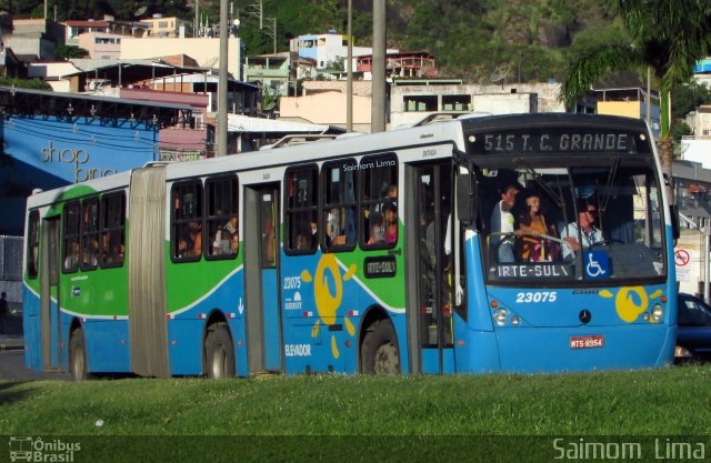 Viação Grande Vitória 23075 na cidade de Vitória, Espírito Santo, Brasil, por Saimom  Lima. ID da foto: 4952539.