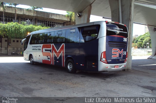 Transporte Coletivo Santa Maria 286 na cidade de Belo Horizonte, Minas Gerais, Brasil, por Luiz Otavio Matheus da Silva. Número da foto: #4952006.