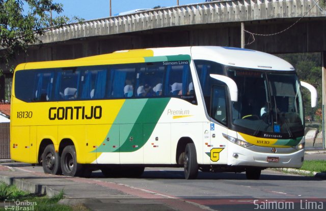 Empresa Gontijo de Transportes 18130 na cidade de Vitória, Espírito Santo, Brasil, por Saimom  Lima. ID da foto: 4951804.