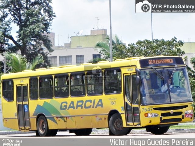 Viação Garcia 7547 na cidade de Maringá, Paraná, Brasil, por Victor Hugo Guedes Pereira. ID da foto: 4952193.