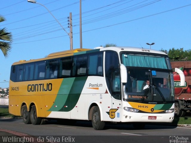 Empresa Gontijo de Transportes 14435 na cidade de Vitória, Espírito Santo, Brasil, por Wellington  da Silva Felix. ID da foto: 4951344.