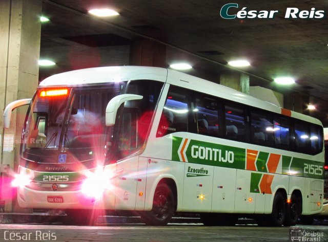 Empresa Gontijo de Transportes 21525 na cidade de Belo Horizonte, Minas Gerais, Brasil, por César Ônibus. Número da foto: #4951799.