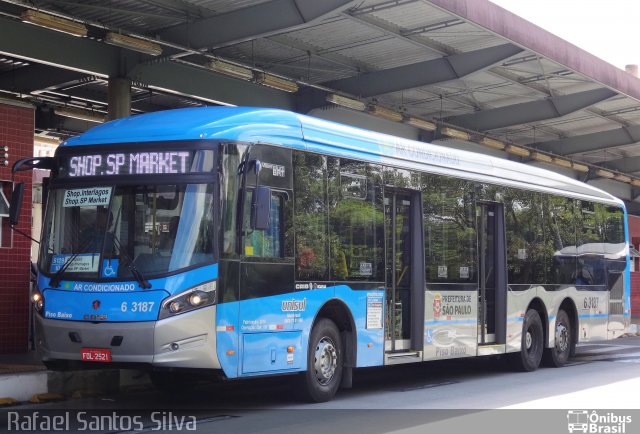 Viação Paratodos > São Jorge > Metropolitana São Paulo > Mobibrasil 6 3187 na cidade de São Paulo, São Paulo, Brasil, por Rafael Santos Silva. Número da foto: #4952833.