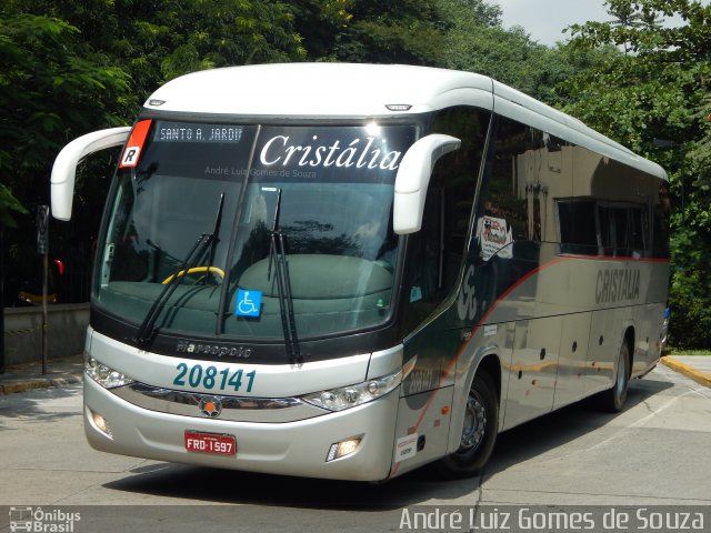 Expresso Cristália 208141 na cidade de São Paulo, São Paulo, Brasil, por André Luiz Gomes de Souza. ID da foto: 4994280.