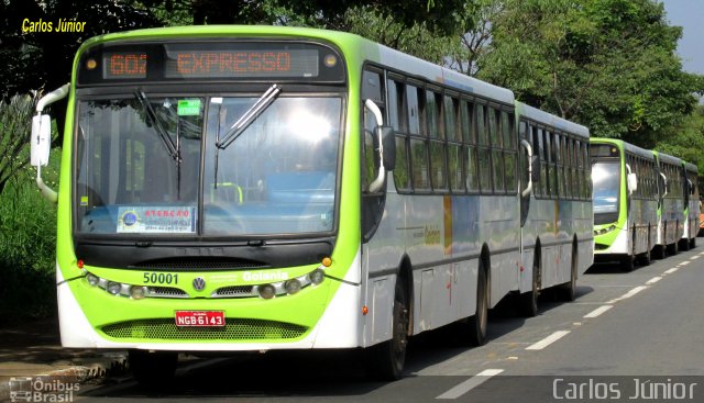 Rápido Araguaia 50001 na cidade de Goiânia, Goiás, Brasil, por Carlos Júnior. ID da foto: 4992933.