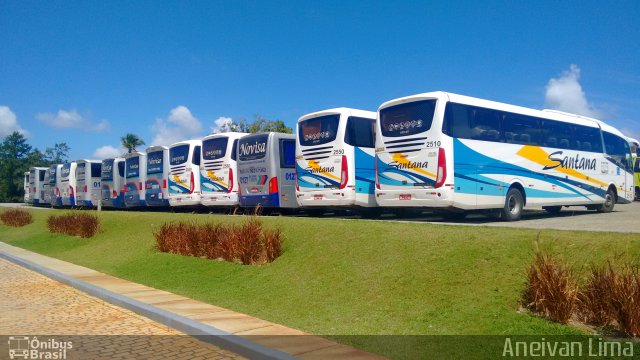 Empresas de Transportes Santana e São Paulo 2550 na cidade de Camaçari, Bahia, Brasil, por Aneivan Lima. ID da foto: 4993115.