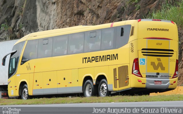 Viação Itapemirim 60569 na cidade de Paracambi, Rio de Janeiro, Brasil, por José Augusto de Souza Oliveira. Número da foto: #4994411.