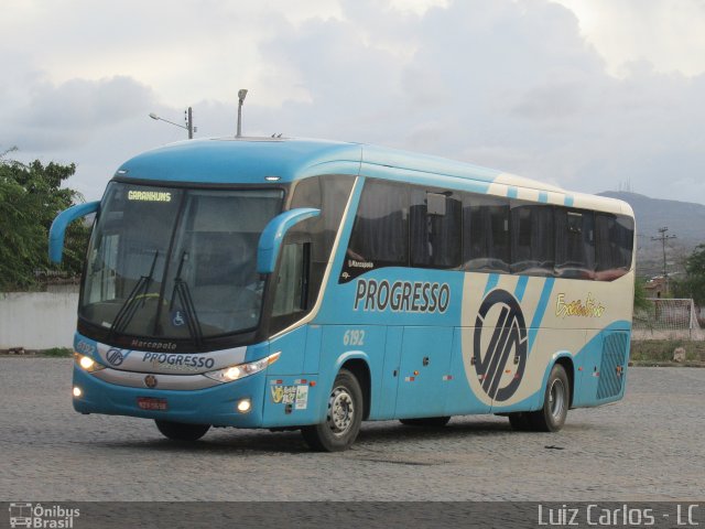 Auto Viação Progresso 6192 na cidade de Caruaru, Pernambuco, Brasil, por Luiz Carlos de Santana. ID da foto: 4993346.