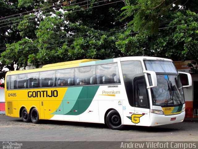 Empresa Gontijo de Transportes 12485 na cidade de Pirapora, Minas Gerais, Brasil, por Andrew Campos. ID da foto: 4993549.