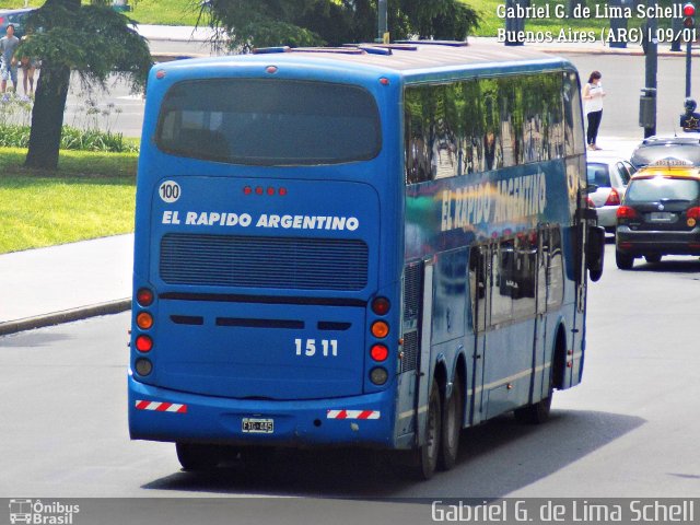 El Rapido Argentino 1511 na cidade de Ciudad Autónoma de Buenos Aires, Argentina, por Gabriel Giacomin de Lima. Número da foto: #4996818.