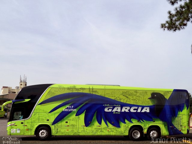 Viação Garcia 7917 na cidade de Curitiba, Paraná, Brasil, por Suellen Adorno. ID da foto: 4994838.