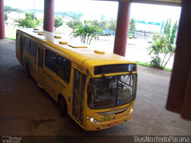 Viação Garcia 7929 na cidade de Apucarana, Paraná, Brasil, por Josino Vieira. ID da foto: 4996022.