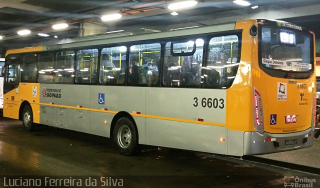 Transunião Transportes 3 6603 na cidade de São Paulo, São Paulo, Brasil, por Luciano Ferreira da Silva. Número da foto: #4997094.