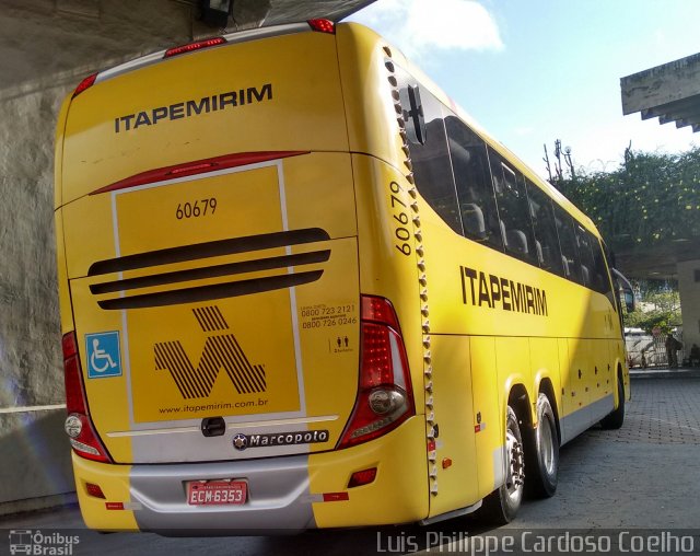 Viação Itapemirim 60679 na cidade de Belo Horizonte, Minas Gerais, Brasil, por Luis Philippe Cardoso Coelho. Número da foto: #4995677.