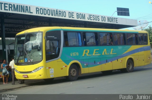 Viação Real Ita 61570 na cidade de Bom Jesus do Norte, Espírito Santo, Brasil, por Paulo  Junior. Número da foto: #4996989.