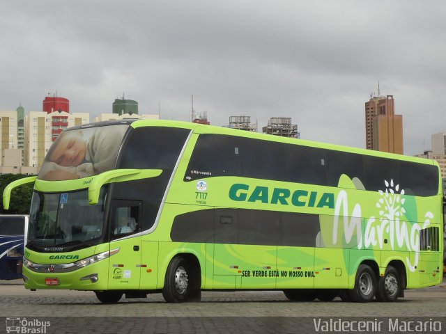 Viação Garcia 7117 na cidade de Londrina, Paraná, Brasil, por Valdecenir Macario. Número da foto: #4996429.