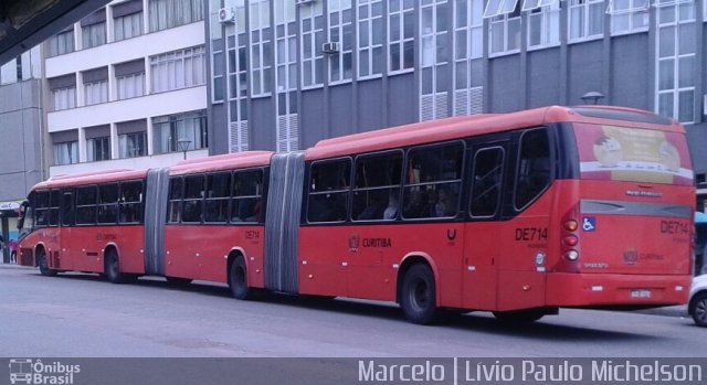 Empresa Cristo Rei > CCD Transporte Coletivo DE714 na cidade de Curitiba, Paraná, Brasil, por Marcelo Santos Moraes. ID da foto: 4996953.