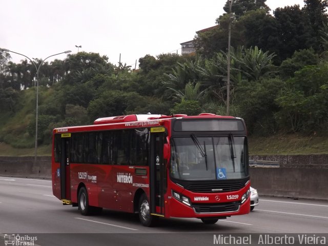 Viação Araçatuba 1.5.059 na cidade de Barueri, São Paulo, Brasil, por Michael  Alberto Vieira. Número da foto: #4995843.