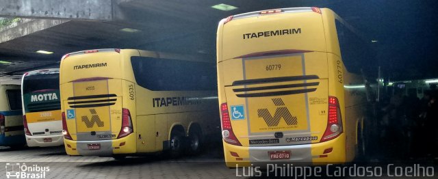 Viação Itapemirim 60779 na cidade de Belo Horizonte, Minas Gerais, Brasil, por Luis Philippe Cardoso Coelho. Número da foto: #4995725.