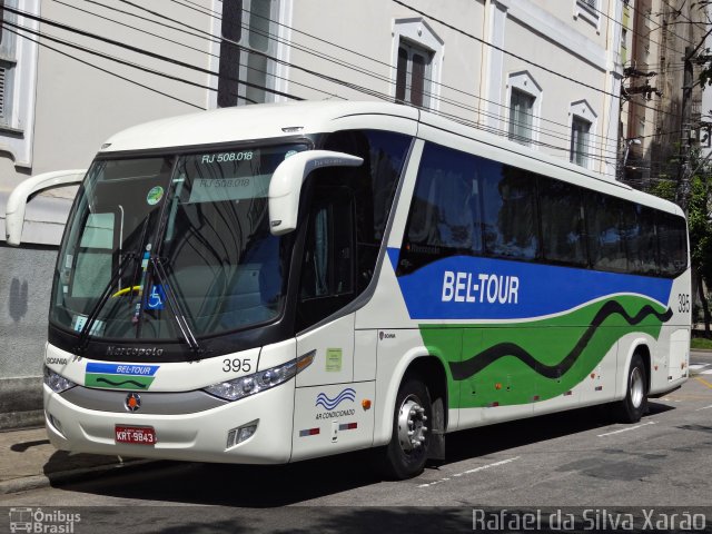 Bel-Tour Transportes e Turismo 395 na cidade de Petrópolis, Rio de Janeiro, Brasil, por Rafael da Silva Xarão. Número da foto: #4999928.