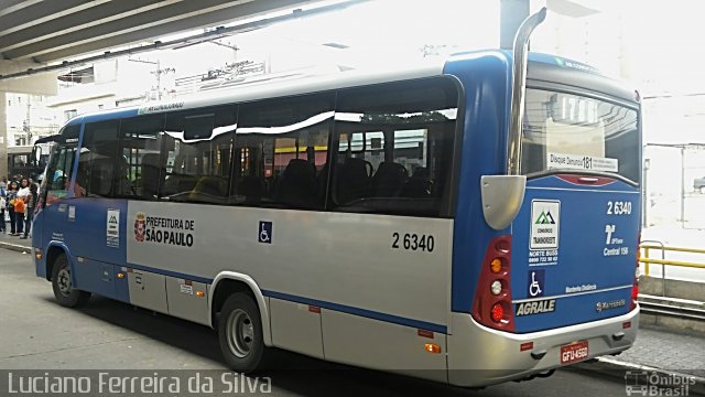 Transcooper > Norte Buss 2 6340 na cidade de São Paulo, São Paulo, Brasil, por Luciano Ferreira da Silva. ID da foto: 4998985.