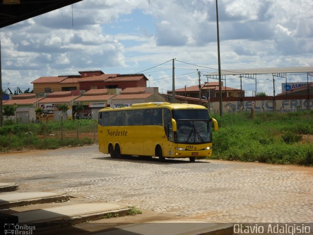 Viação Nordeste 1703 na cidade de Mossoró, Rio Grande do Norte, Brasil, por Otavio Adalgisio. ID da foto: 4999845.