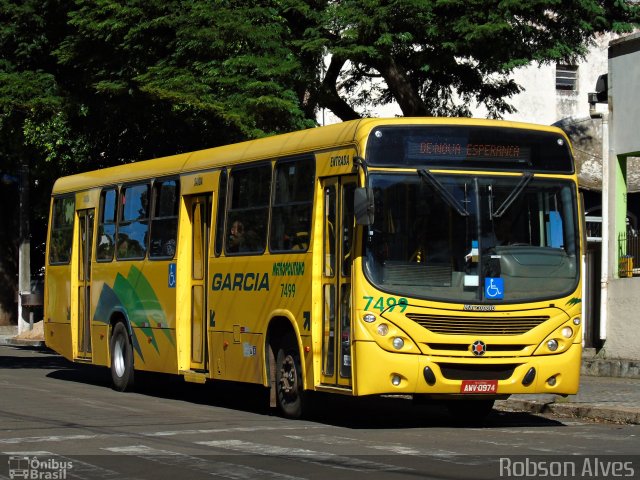 Viação Garcia 7499 na cidade de Nova Esperança, Paraná, Brasil, por Robson Alves. ID da foto: 4999315.