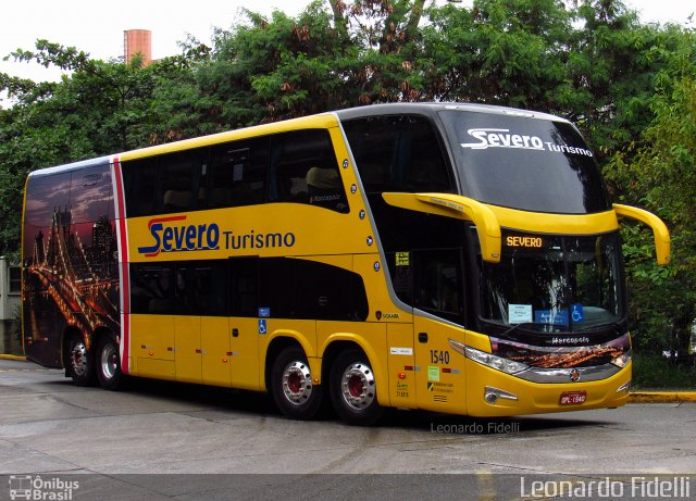 Severo Turismo 1540 na cidade de São Paulo, São Paulo, Brasil, por Leonardo Fidelli. ID da foto: 4998526.