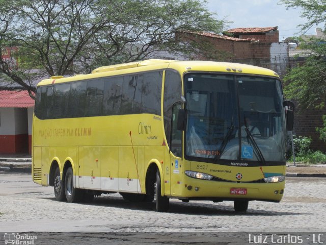 Viação Itapemirim 8621 na cidade de Caruaru, Pernambuco, Brasil, por Luiz Carlos de Santana. ID da foto: 4998657.