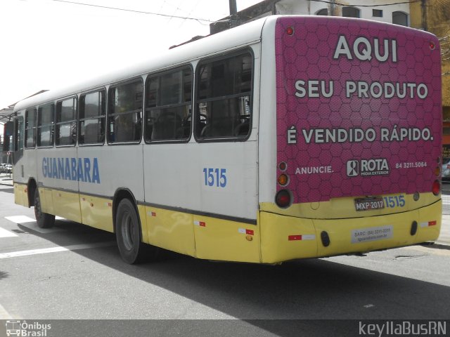 Transportes Guanabara 1515 na cidade de Natal, Rio Grande do Norte, Brasil, por Keylla Pinto. ID da foto: 5001390.