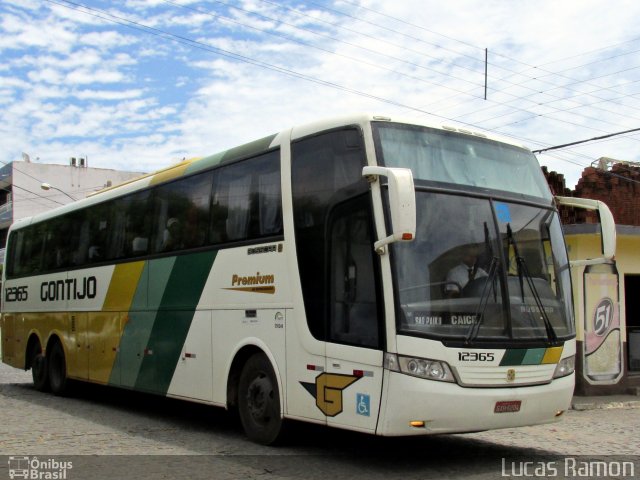 Empresa Gontijo de Transportes 12365 na cidade de Serra Talhada, Pernambuco, Brasil, por Lucas Ramon. ID da foto: 5002102.