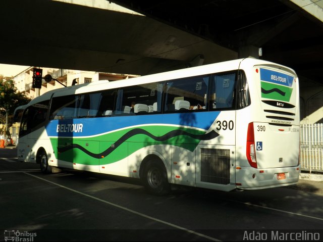 Bel-Tour Transportes e Turismo 390 na cidade de Belo Horizonte, Minas Gerais, Brasil, por Adão Raimundo Marcelino. ID da foto: 5002808.