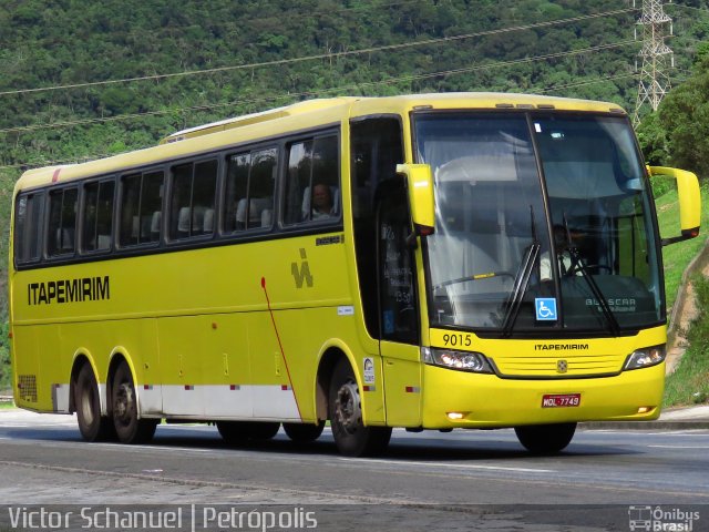 Viação Itapemirim 9015 na cidade de Petrópolis, Rio de Janeiro, Brasil, por Victor Schanuel. ID da foto: 5001602.