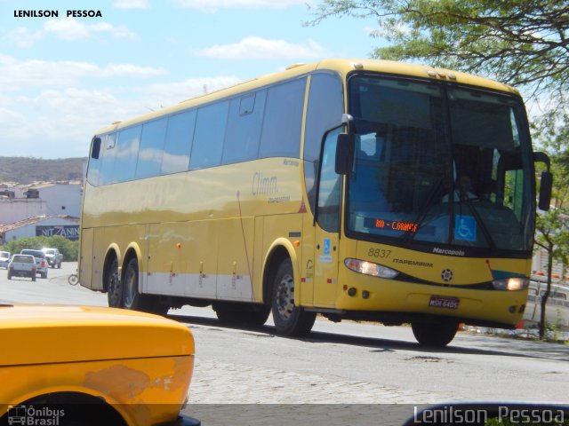 Viação Itapemirim 8837 na cidade de Toritama, Pernambuco, Brasil, por Lenilson da Silva Pessoa. ID da foto: 5000454.