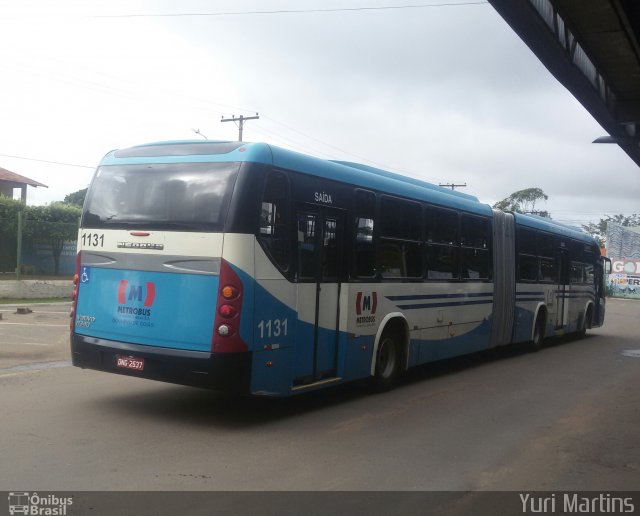 Metrobus 1131 na cidade de Goiânia, Goiás, Brasil, por Yuri Martins. ID da foto: 5001575.