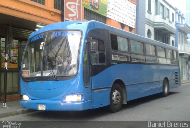 AMSA - Autotransportes Moravia 48 na cidade de Carmen, San José, San José, Costa Rica, por Daniel Brenes. Número da foto: #5005200.