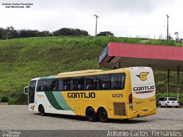 Empresa Gontijo de Transportes 12125 na cidade de João Monlevade, Minas Gerais, Brasil, por Antonio Carlos Fernandes. ID da foto: 5003828.