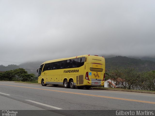 Viação Itapemirim 60681 na cidade de Domingos Martins, Espírito Santo, Brasil, por Gilberto Martins. ID da foto: 5004769.