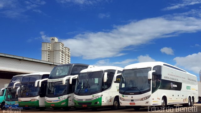 Verde Transportes 9675 na cidade de Cuiabá, Mato Grosso, Brasil, por Eduardo Benetti . Número da foto: #5004121.