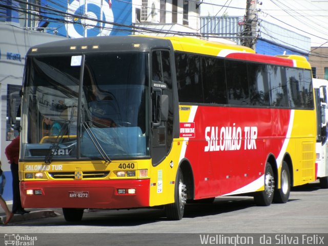 Salomão Tur 4040 na cidade de Vila Velha, Espírito Santo, Brasil, por Wellington  da Silva Felix. Número da foto: #5004217.