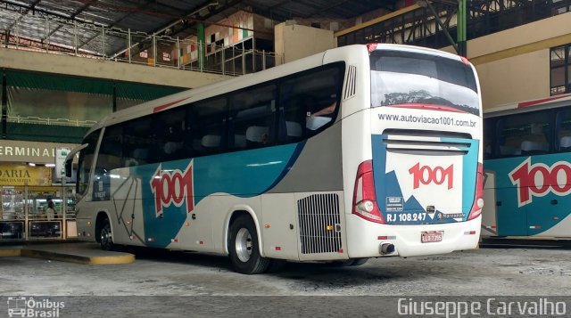 Auto Viação 1001 RJ 108.247 na cidade de Nova Friburgo, Rio de Janeiro, Brasil, por Giuseppe Carvalho. Número da foto: #5005830.