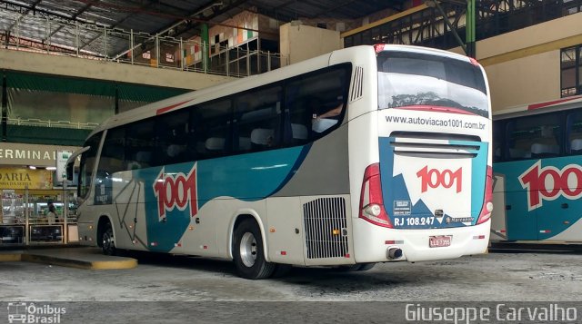 Auto Viação 1001 RJ 108.247 na cidade de Nova Friburgo, Rio de Janeiro, Brasil, por Giuseppe Carvalho. ID da foto: 5005830.