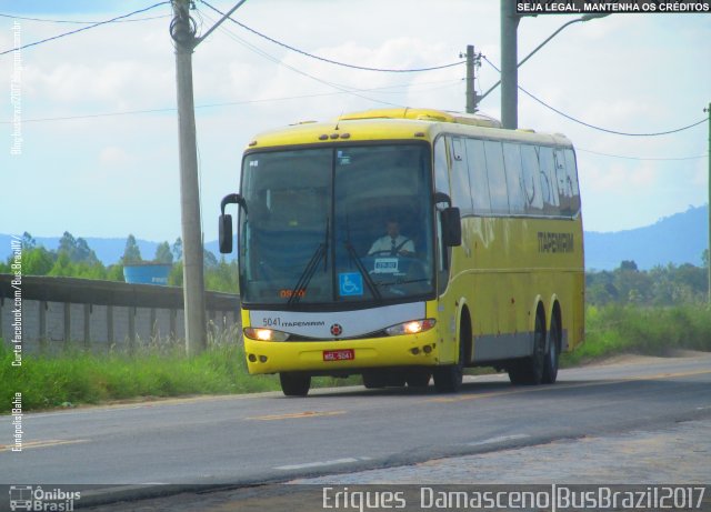 Viação Itapemirim 5041 na cidade de Eunápolis, Bahia, Brasil, por Eriques  Damasceno. Número da foto: #5006379.