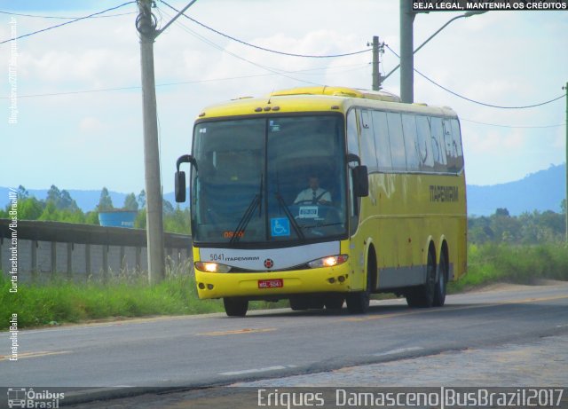 Viação Itapemirim 5041 na cidade de Eunápolis, Bahia, Brasil, por Eriques  Damasceno. ID da foto: 5006379.